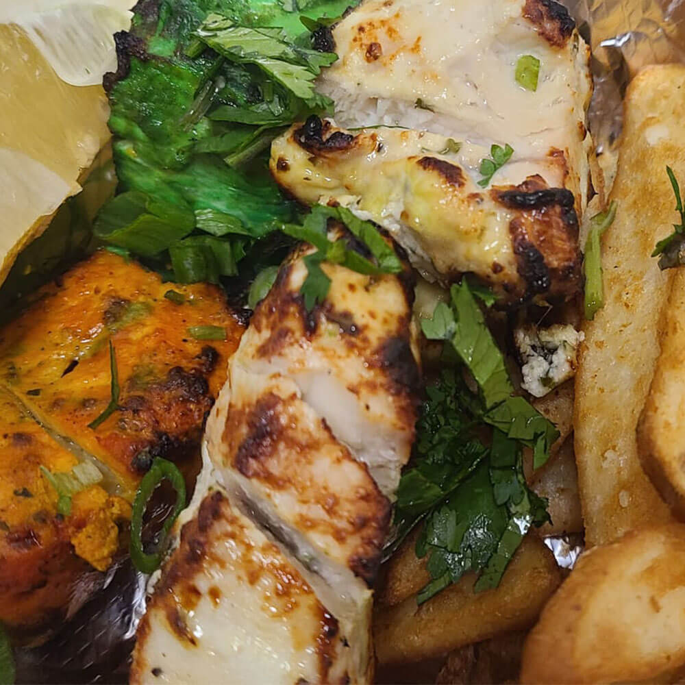 Juicy seekh kebab platter at best dinner near me option